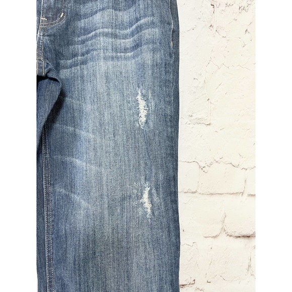 Arizona Jean Co Distressed Cropped Capri Jeans 9 - Picture 4 of 12